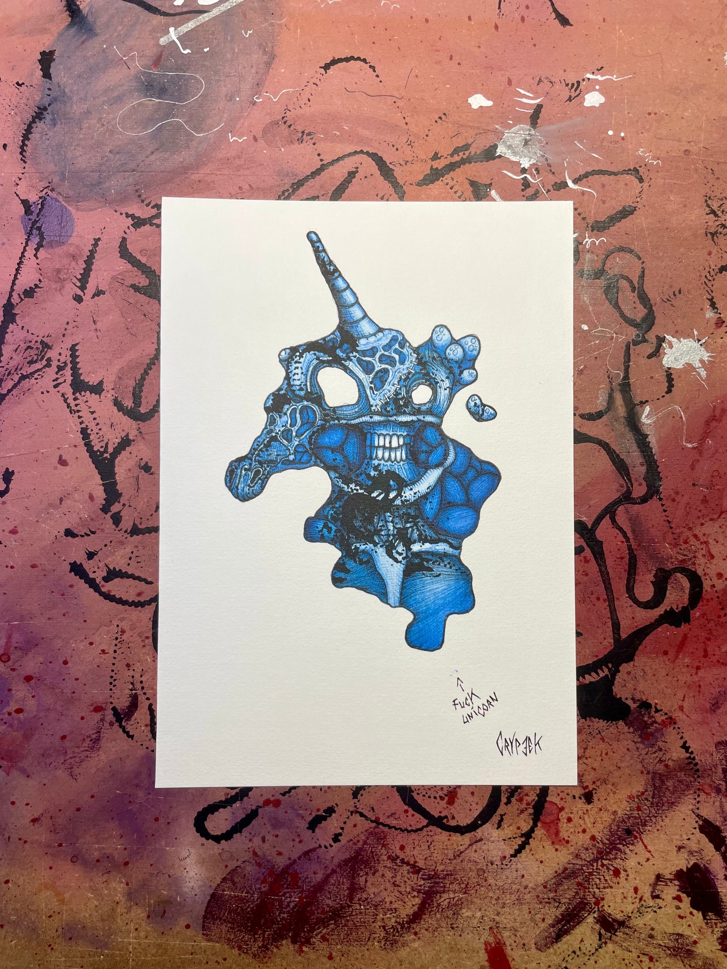 TÂCHE BLEUE - Print