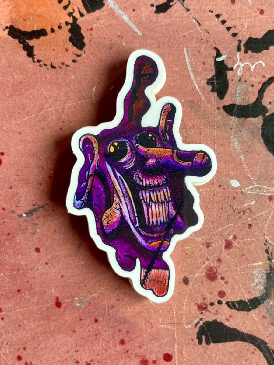 TÂCHE VIOLETTE - Stickers Glossy