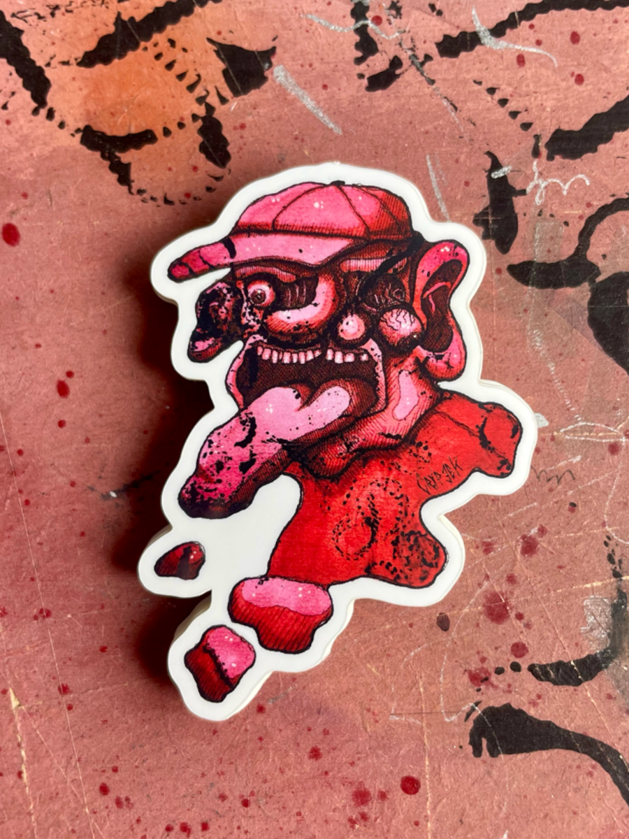 TÂCHE ROUGE - Stickers Glossy