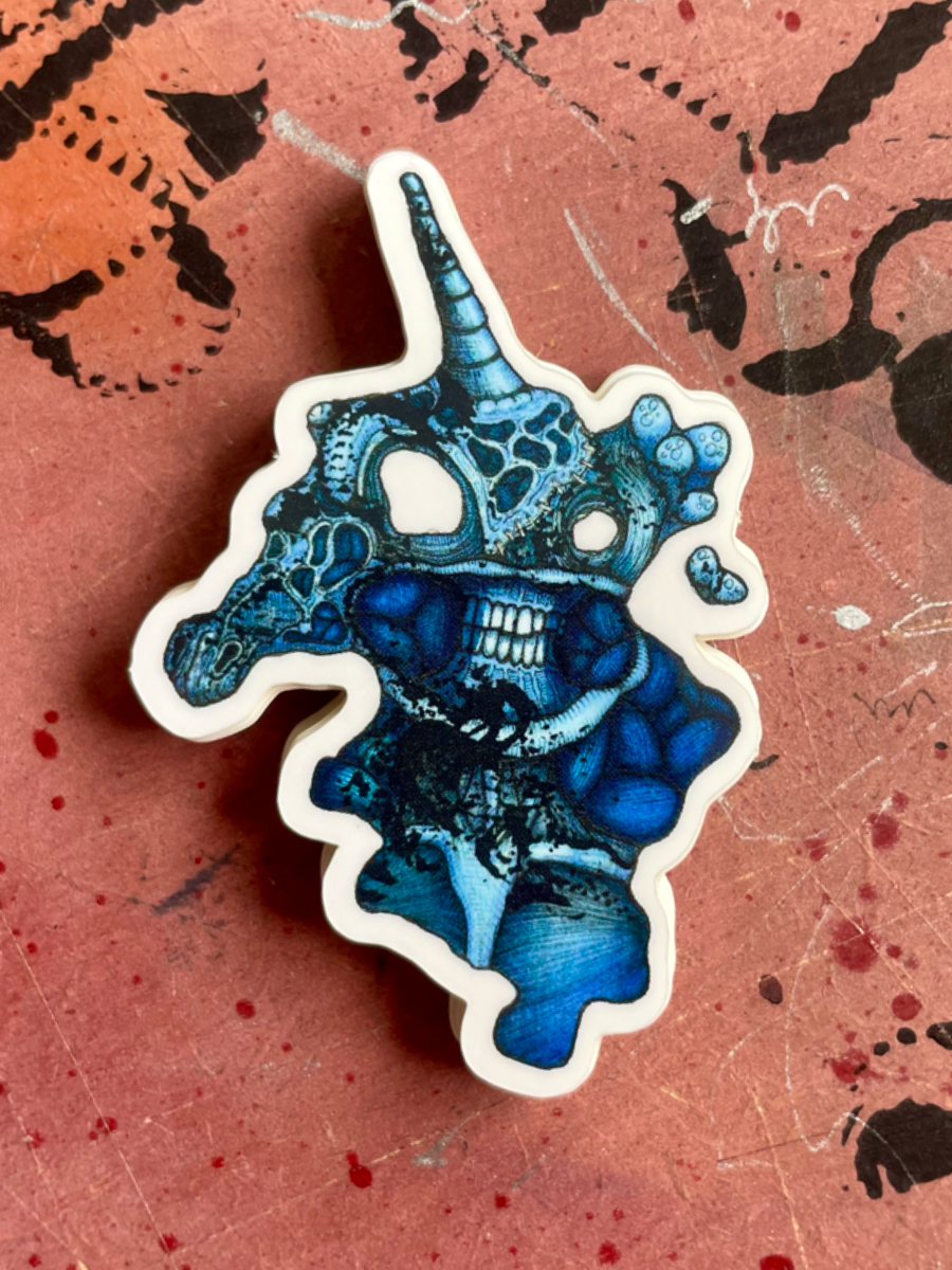 TÂCHE BLEUE - Stickers Glossy