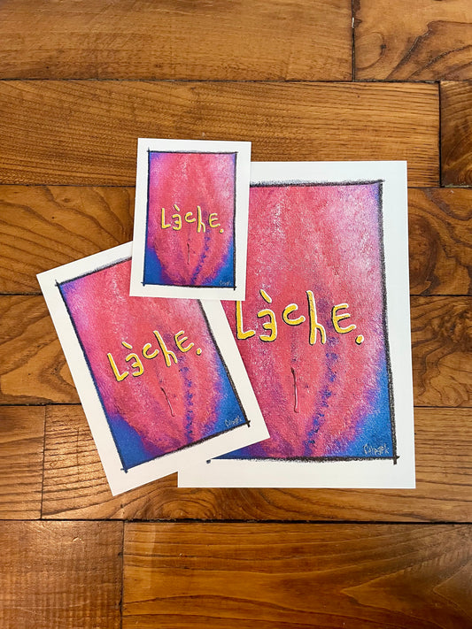 LÈCHE - Print