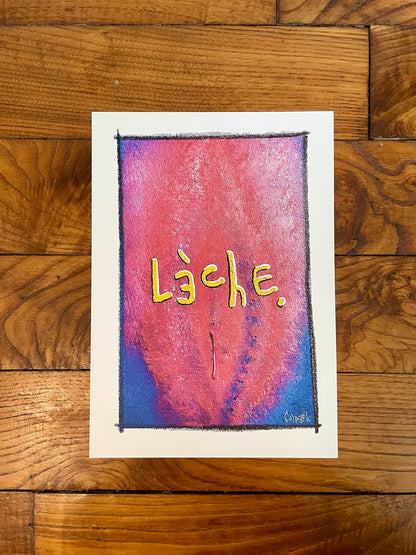 LÈCHE - Print
