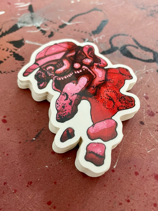 TÂCHE ROUGE - Stickers Glossy