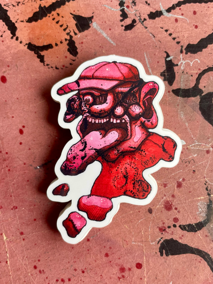 TÂCHE ROUGE - Stickers Glossy