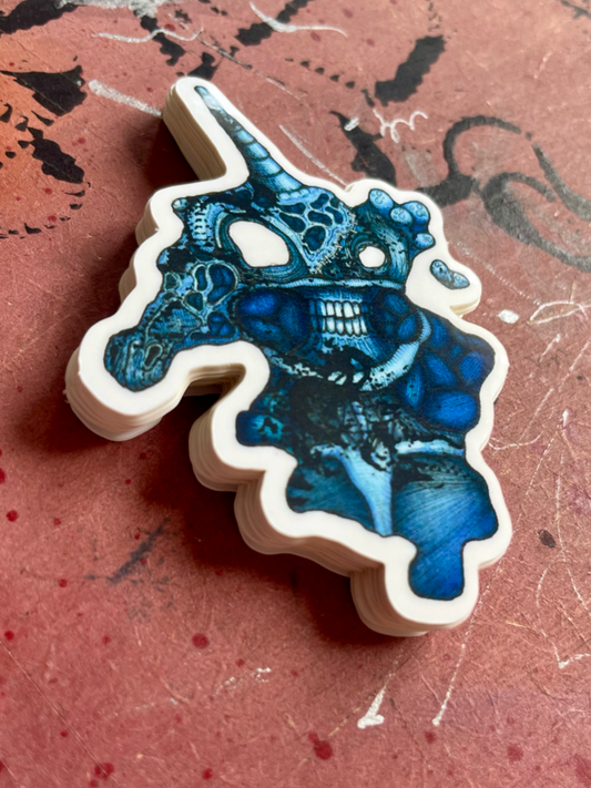 TÂCHE BLEUE - Stickers Glossy