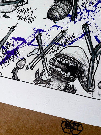 ALPHABOUH - ORIGINAL - Poster (A3)